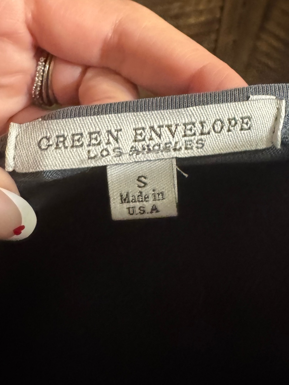 Green Envelope S half sleeve top - Picture 8 of 8
